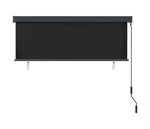 Āra Ruļļu Žalūzija Regulējams Antracīts 180 X 250 Cm Audums Vidaxl