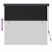 Āra Ruļļu Žalūzija Regulējams Antracīts 180 X 250 Cm Audums Vidaxl