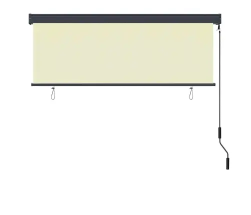 Āra Ruļļu Žalūzija Regulējams Krēmkrāsa 180 X 250 Cm Audums Vidaxl