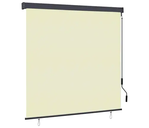 Āra Ruļļu Žalūzija Regulējams Krēmkrāsa 180 X 250 Cm Audums Vidaxl