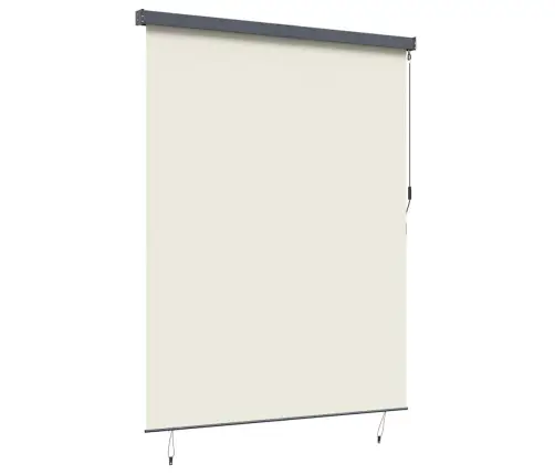 Āra Ruļļu Žalūzija Regulējams Krēmkrāsa 200 X 250 Cm Audums Vidaxl