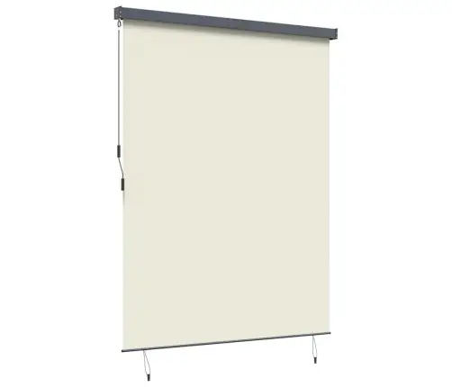 Āra Ruļļu Žalūzija Regulējams Krēmkrāsa 200 X 250 Cm Audums Vidaxl