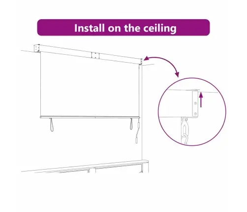 Āra Ruļļu Žalūzija Oranža Un Brūna 200 X 250 Cm Audums Vidaxl