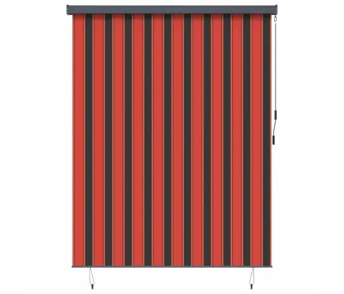 Āra Ruļļu Žalūzija Oranža Un Brūna 200 X 250 Cm Audums Vidaxl