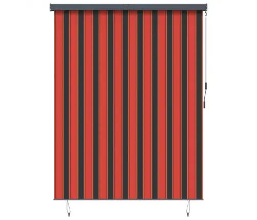 Āra Ruļļu Žalūzija Oranža Un Brūna 200 X 250 Cm Audums Vidaxl