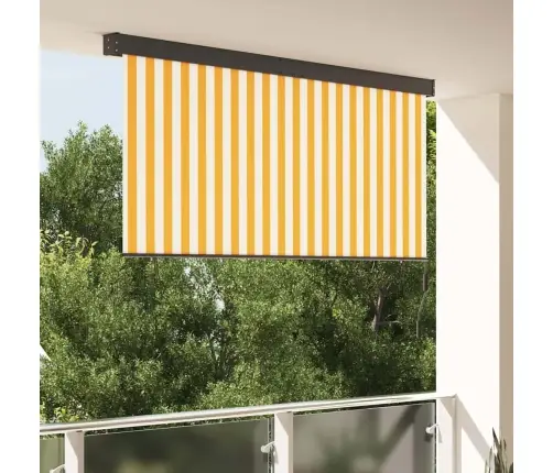 Välis Rulli Kardin Oranž Ja Valge 220 X 250 Cm Kangas Välis Rulli Kardin Oranž Ja Valge 220 X 250 Cm Kangas