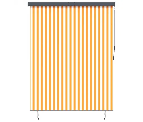 Roletas Geltona Ir Mėlyna 200 X 250 Cm Audinys Ir Aliuminis