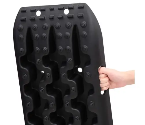 Auto Izvilkšanas Dēļi, 2 Gab., 106X30,5X7 Cm, Neilons, Melni Vidaxl