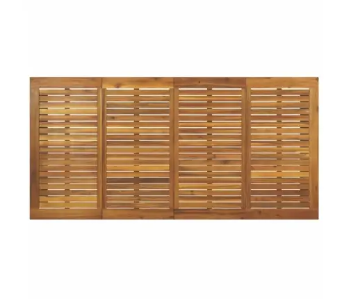 Aialaud U-Kujuliste Jalgadega, 200 X 90 X 75 cm Akaatsiapuit