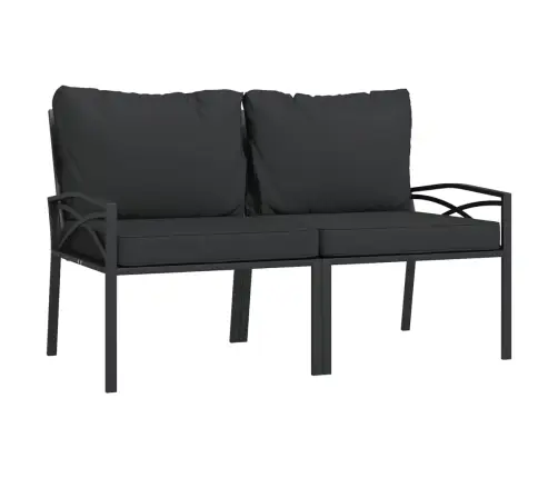 Sodo Kėdės Su Pilkomis Pagalvėlėmis, 2Vnt., 62X75X79cm Plienas