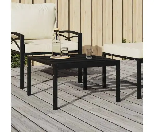 Sodo Kavos Staliukas, Juodas, 60X60X35cm Plienas