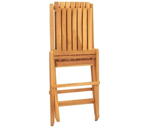 Saliekami Dārza Krēsli, 2 Gab., 47X47X89 Cm, Masīvs Tīkkoks Vidaxl