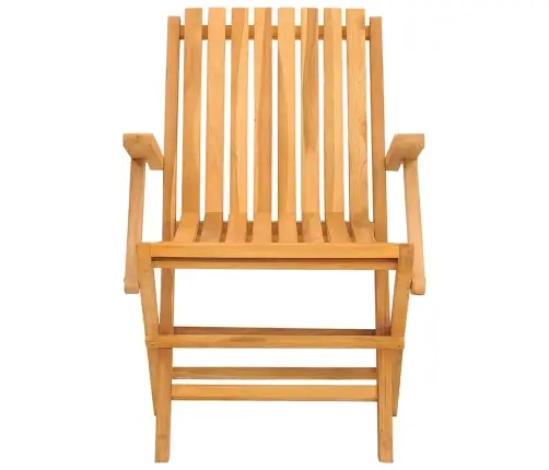 Saliekami Dārza Krēsli, 2 Gab., 61X67X90 Cm, Masīvs Tīkkoks Vidaxl