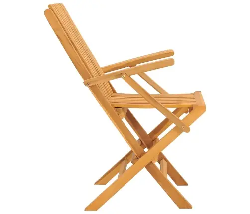 Saliekami Dārza Krēsli, 2 Gab., 61X67X90 Cm, Masīvs Tīkkoks Vidaxl