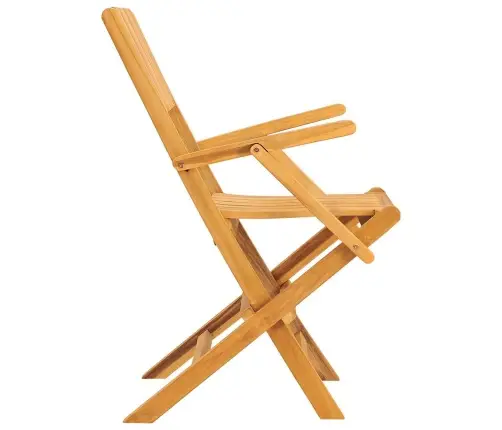 Kokkupandavad Aiatoolid 2 Tk, 55 X61 X 90 cm Tiikpuu