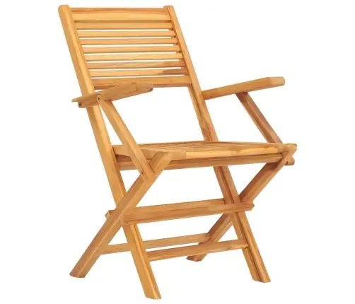 Saliekami Dārza Krēsli, 2 Gab., 55X62X90 Cm, Masīvs Tīkkoks Vidaxl