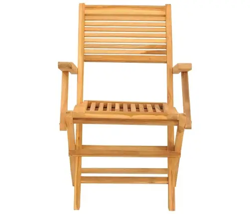 Saliekami Dārza Krēsli, 2 Gab., 55X62X90 Cm, Masīvs Tīkkoks Vidaxl