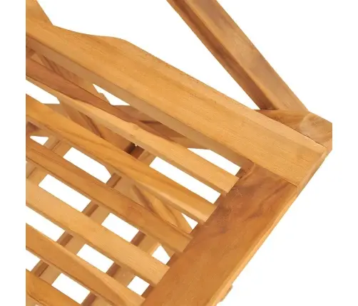 Saliekami Dārza Krēsli, 2 Gab., 55X62X90 Cm, Masīvs Tīkkoks Vidaxl