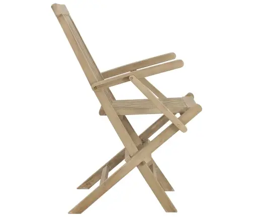 Saliekami Dārza Krēsli, 2 Gab., 56X61X89 Cm, Masīvs Tīkkoks Vidaxl