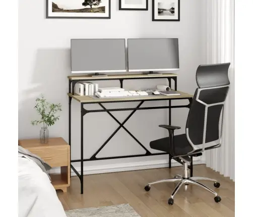 Rakstāmgalds, Sonomas Ozolkoka, 100X50X90 Cm, Inženierijas Koks Vidaxl