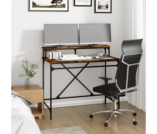 Rakstāmgalds, Ozolkoka Krāsa, 100X50X90 Cm, Inženierijas Koks Vidaxl