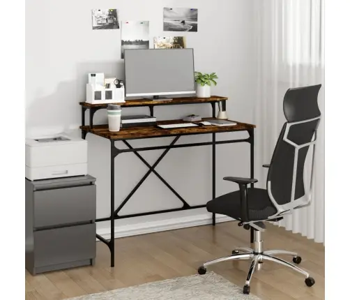 Rakstāmgalds, Ozolkoka Krāsa, 100X50X90 Cm, Inženierijas Koks Vidaxl