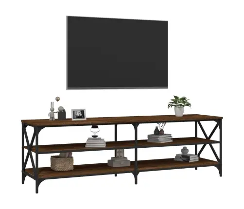 Telerikapp, Pruun Tamm, 160X40X50 cm Tehispuit