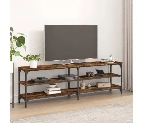 Televizoriaus Spintelė, Dūminio Ąžuolo, 160X30X50cm Mediena