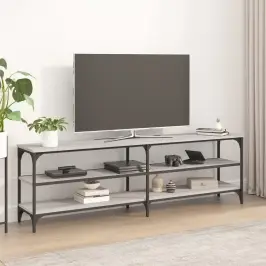 Tv Skapītis, 160X30X50 Cm, Inženierijas Koks, Pelēks Vidaxl