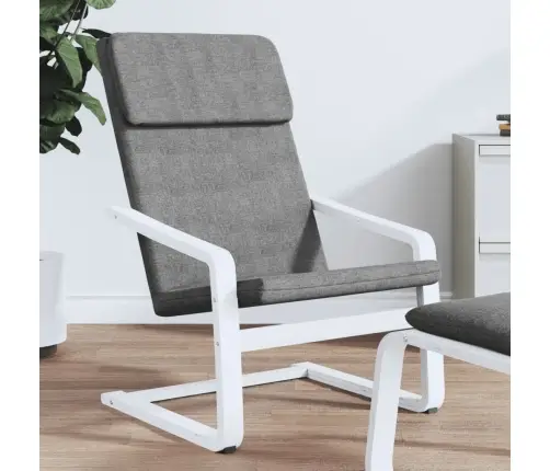 Atpūtas Krēsls, Tumši Pelēks Audums Vidaxl