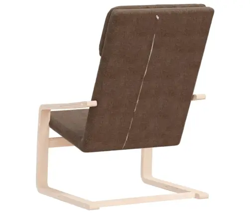 Poilsio Kėdė, Tamsiai Rudos Spalvos, Audinys