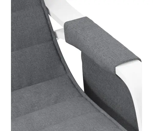 Šūpuļkrēsls, Tumši Pelēks Audums Vidaxl