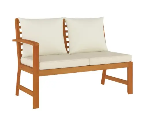 4-Daļīgs Dārza Mēbeļu Komplekts Ar Matračiem, Akācijas Koks Vidaxl