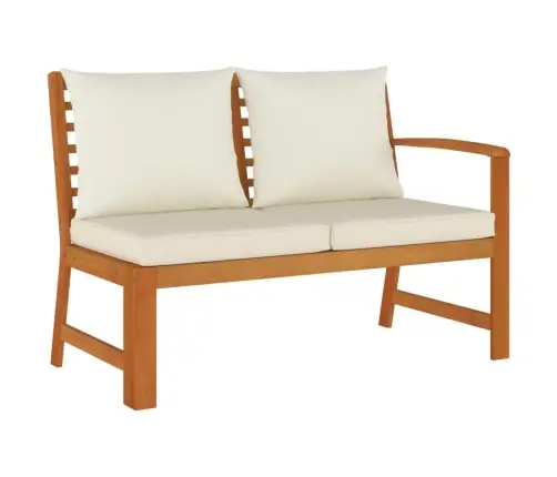 4-Daļīgs Dārza Mēbeļu Komplekts Ar Matračiem, Akācijas Koks Vidaxl