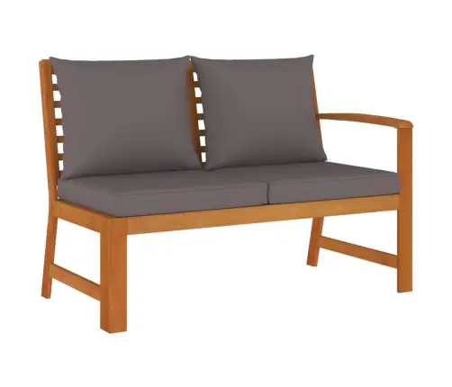 6-Osaline Aiamööbli Komplekt Patjadega, Akaatsiapuit