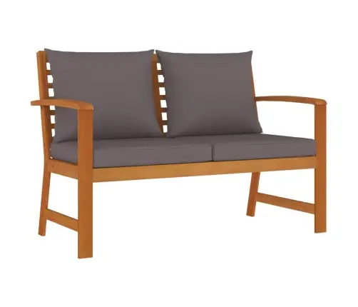 9-Osaline Aiamööbli Komplekt Patjadega, Akaatsiapuit