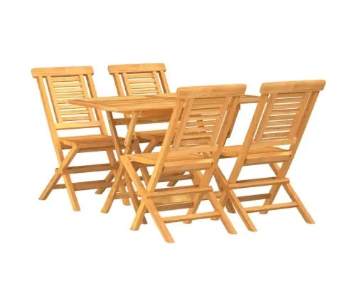 5-Osaline Aiamööbli Komplekt, Tiikpuu