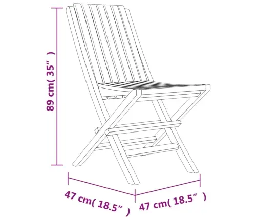 7-Osaline Aiamööbli Komplekt, Tiikpuu