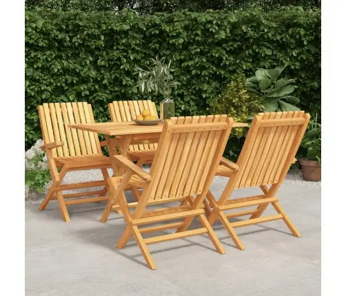 5-Osaline Aiamööbli Komplekt, Tiikpuu