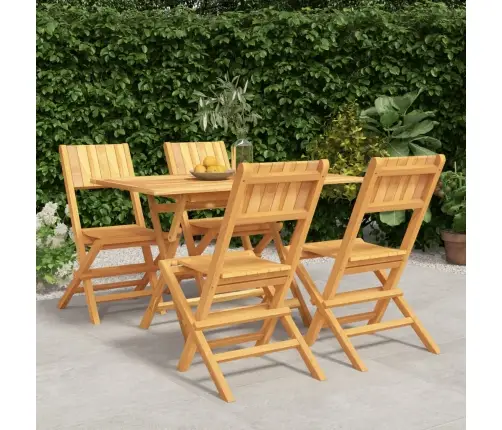 Piecdaļīgs Dārza Mēbeļu Komplekts, Masīvs Tīkkoks Vidaxl