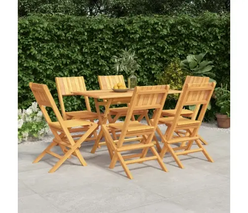 7-Daļīgs Dārza Mēbeļu Komplekts, Masīvs Tīkkoks Vidaxl