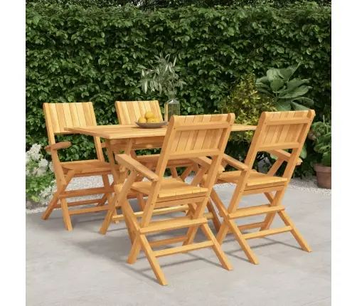 5-Osaline Aiamööbli Komplekt, Tiikpuu