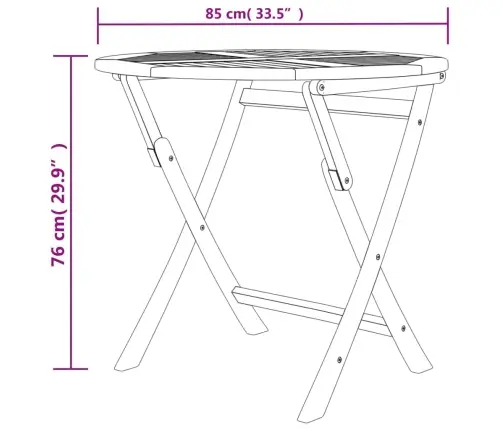 Piecdaļīgs Dārza Mēbeļu Komplekts, Masīvs Tīkkoks Vidaxl