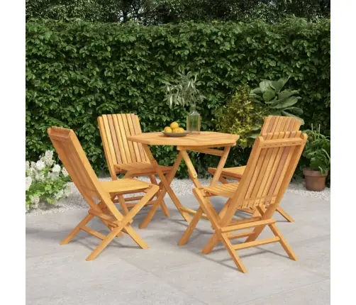 5-Osaline Aiamööbli Komplekt, Tiikpuu