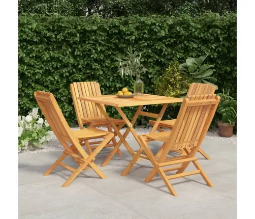 Piecdaļīgs Dārza Mēbeļu Komplekts, Masīvs Tīkkoks Vidaxl