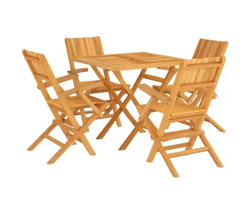 Piecdaļīgs Dārza Mēbeļu Komplekts, Masīvs Tīkkoks Vidaxl