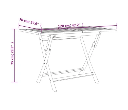 7-Daļīgs Dārza Ēdamgalda Komplekts, Masīvs Tīkkoks Vidaxl