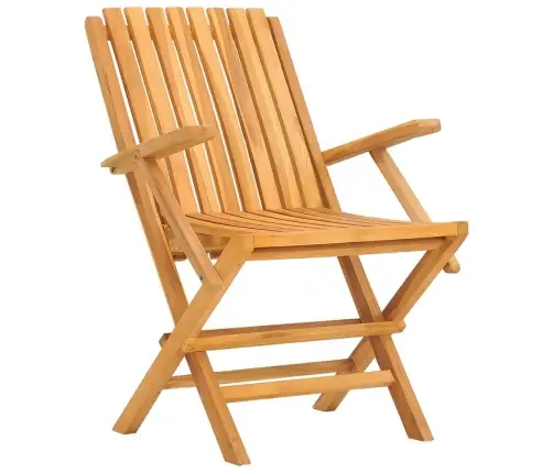 Sulankstomos Sodo Kėdės, 4Vnt., 61X67X90cm Tikmedžio Masyvas