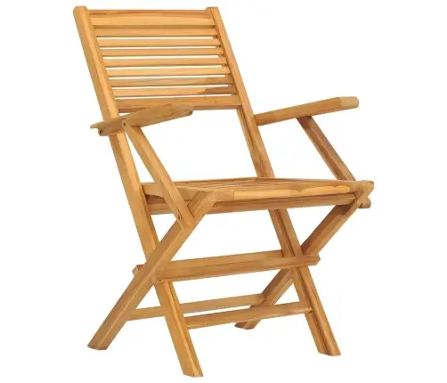 Sulankstomos Sodo Kėdės, 6Vnt., 55X62X90cm Tikmedžio Masyvas