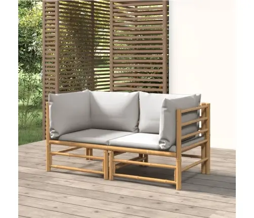 Aia Nurgadiivan Helehallide Patjadega 2 Tk, Bambus